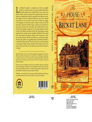 cover image of The House on Becket Lane